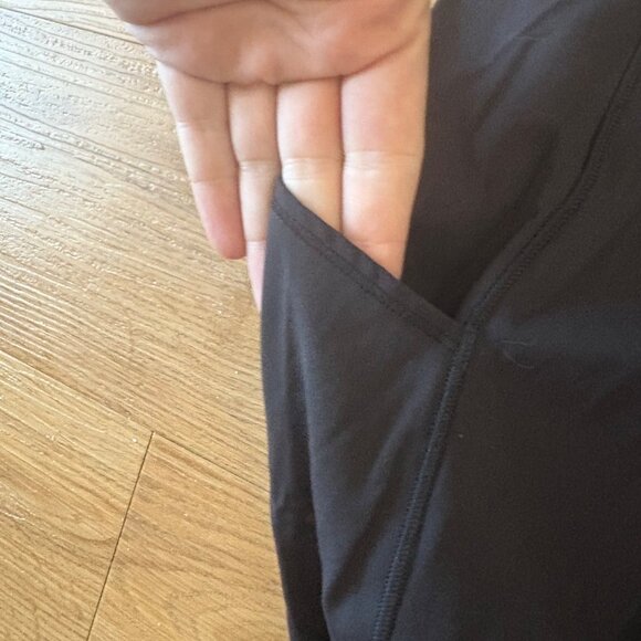 Lululemon Athletic Fast And Free HR Tight Yoga Pants 28” Black Women’s Sz 16 - Picture 9 of 11